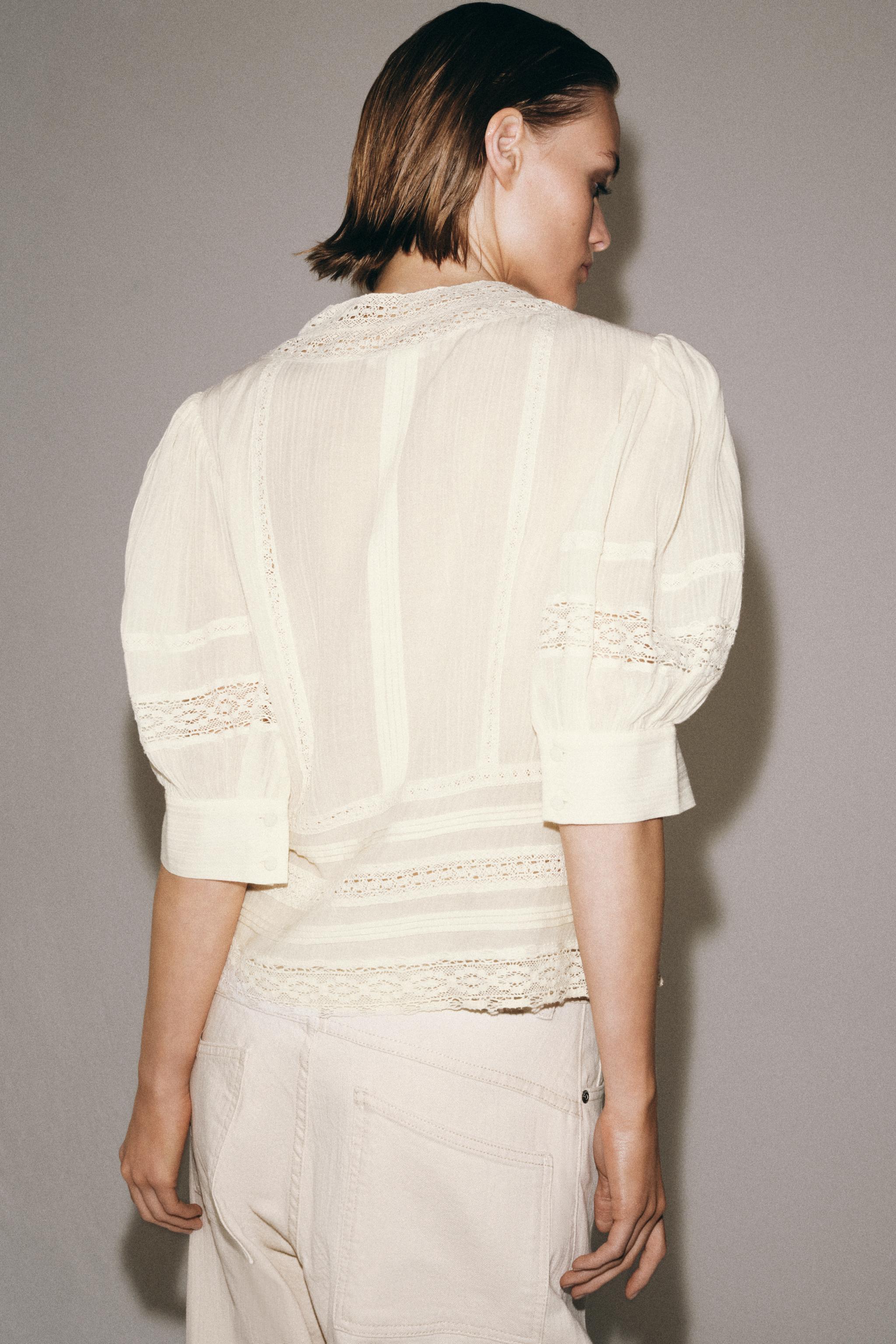 ZW COLLECTION ROMANTIC LACE BLOUSE